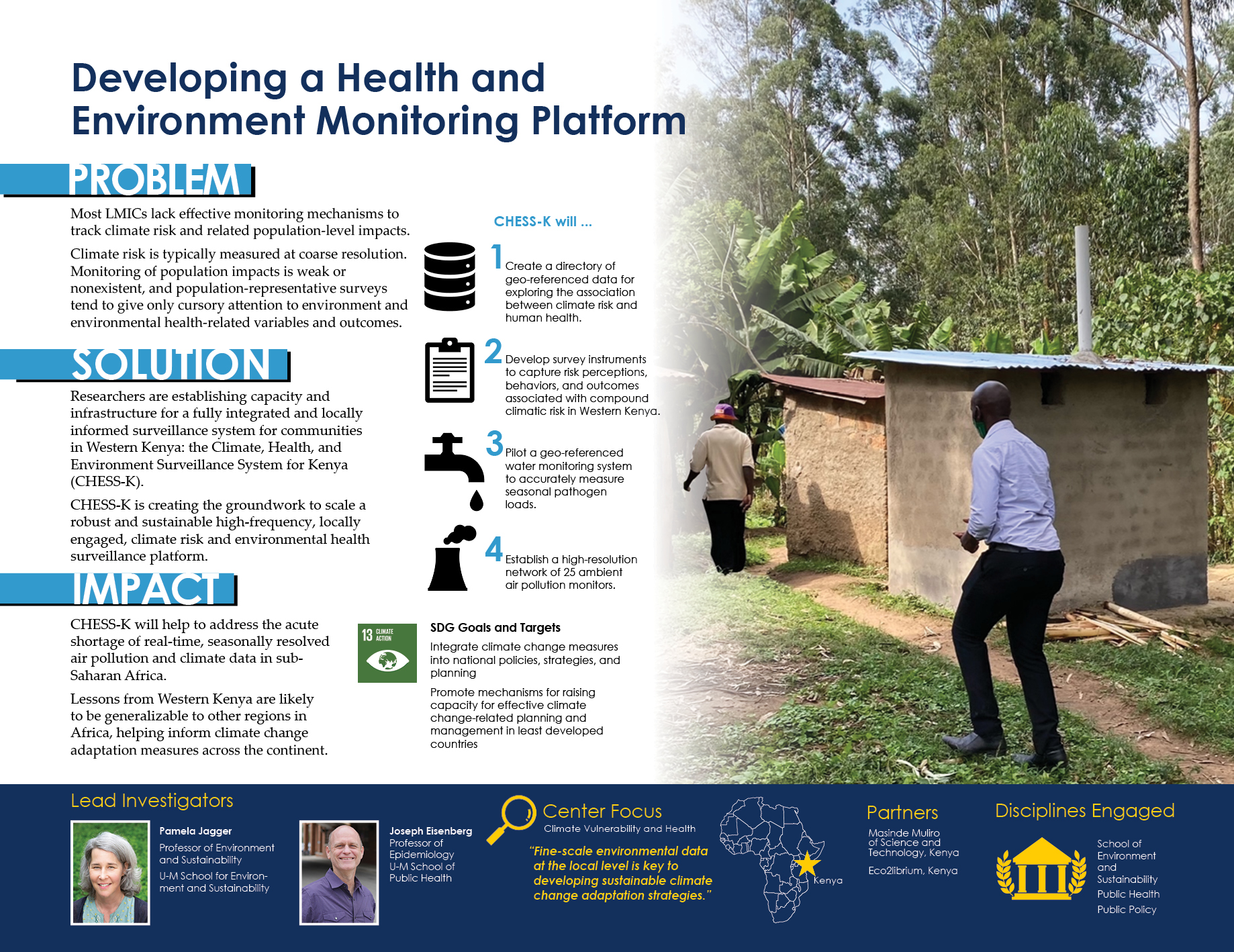Developing a Health and Environment Monitoring Platform