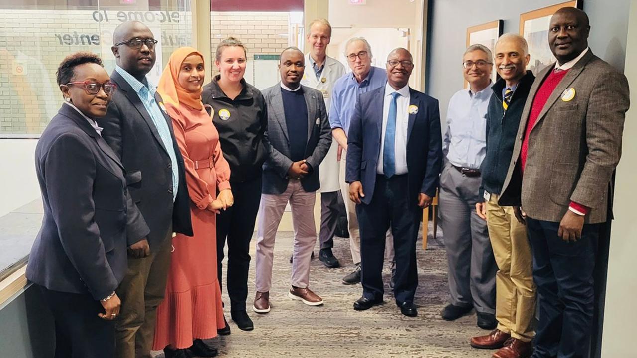 Rwanda kidney transplant, nephrology delegation tours Taubman, University of Michigan