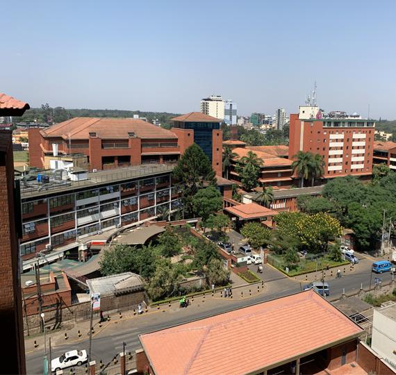 Campus view of Aga Khan University, Nairobi, Kenya