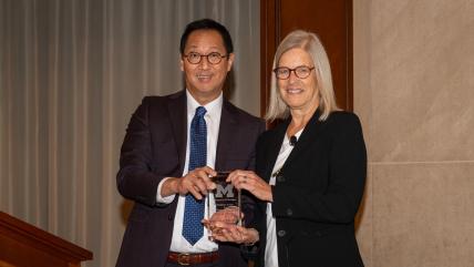 CGHE member Professor of Nursing Jodi Lori receives the University of Michigan President’s Award for Distinguished Service in International Education.
