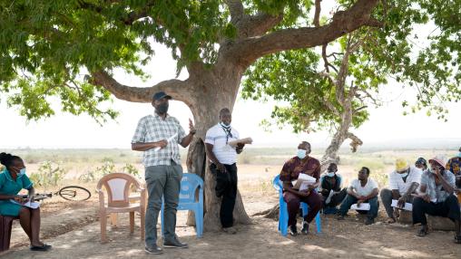 Community Dialogue near Mariakani Hospital in Kaloleni, Kenya