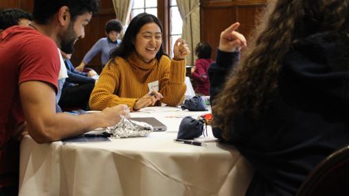 Students participate in a workshop marking the launch of CGHE's first ever Global Health Equity Student Organization Challenge
